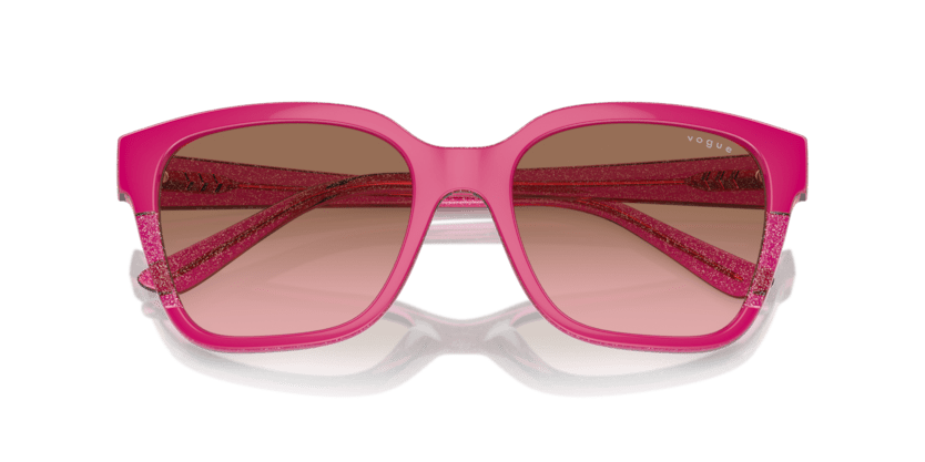 0VO5558S - Vogue - (Cherry/Transparent Fuchsia Glitter) Pink Gradient Brown - 55 - 19 - 140 MM - Ardor Eyewear 8056262012161