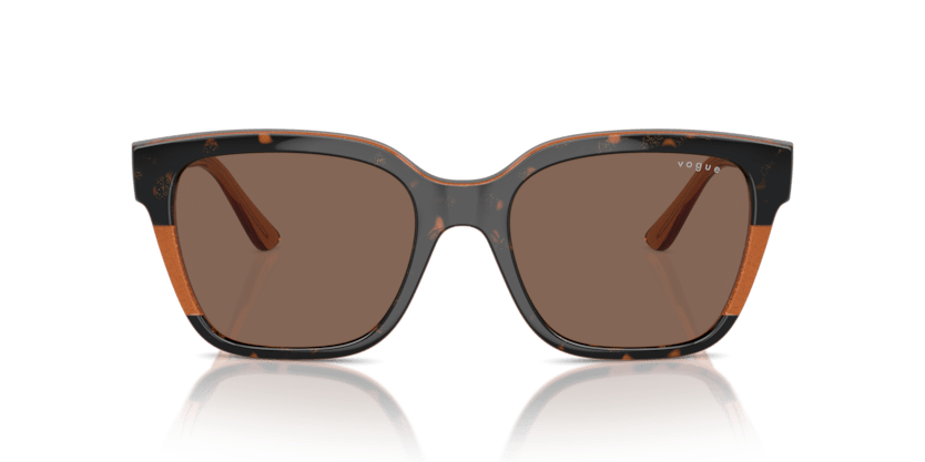 0VO5558S - Vogue - (Havana/Transparent Brown Glitter) Dark Brown - 55 - 19 - 140 MM - Ardor Eyewear 8056262012154