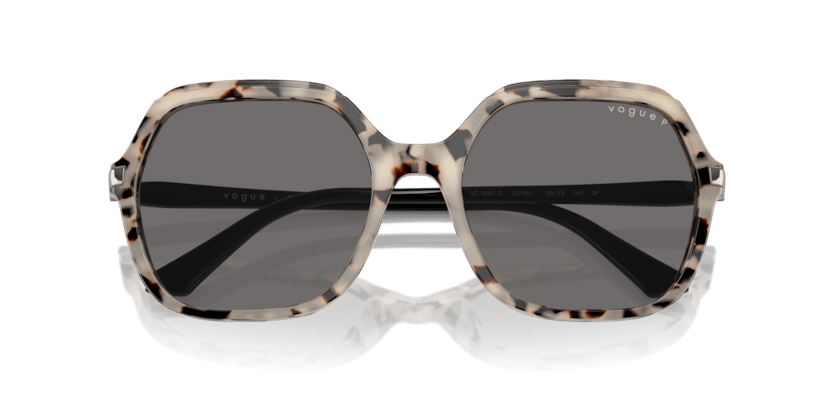 0VO5561S - Vogue - (Ivory Tortoise) Dark Grey Polarized - 56 - 19 - 140 MM - Ardor Eyewear 8056262013779