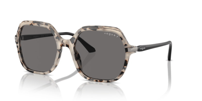 0VO5561S - Vogue - (Ivory Tortoise) Dark Grey Polarized - 56 - 19 - 140 MM - Ardor Eyewear 8056262013779