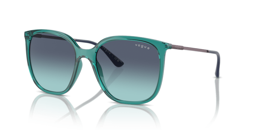 0VO5564S - Vogue - (Transparent Petroleum) Azure Gradient Dark Blue - 54 - 17 - 140 MM - Ardor Eyewear 8056262005453