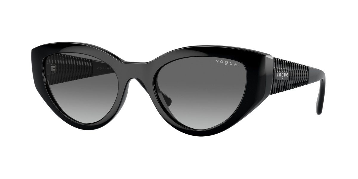 0VO5566S - Vogue - (Black) Gradient Grey - 52 - 20 - 135 MM - Ardor Eyewear 8056262043059