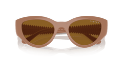 0VO5566S - Vogue - (Full Beige) Dark Brown Polarized - 52 - 20 - 135 MM - Ardor Eyewear 8056262043028