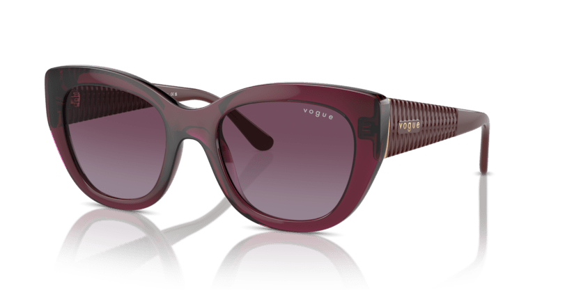 0VO5567S - Vogue - (Transparent Cherry) Violet Gradient - 52 - 20 - 135 MM - Ardor Eyewear 8056262010570