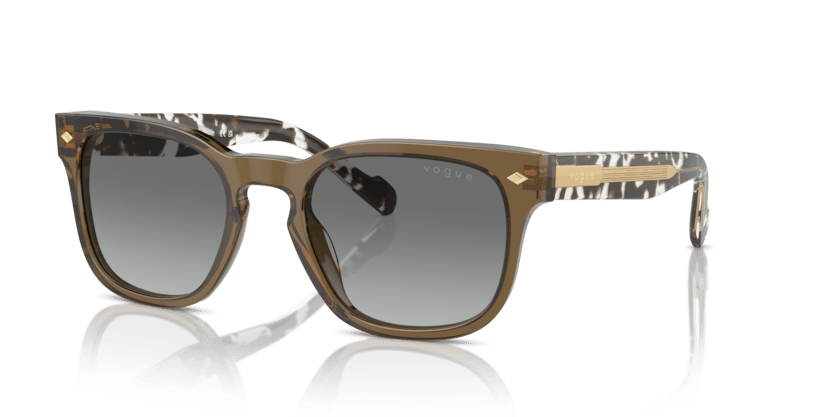 0VO5571S - Vogue - (Transparent Olive Green) Gradient Grey - 53 - 21 - 145 MM - Ardor Eyewear 8056262009512