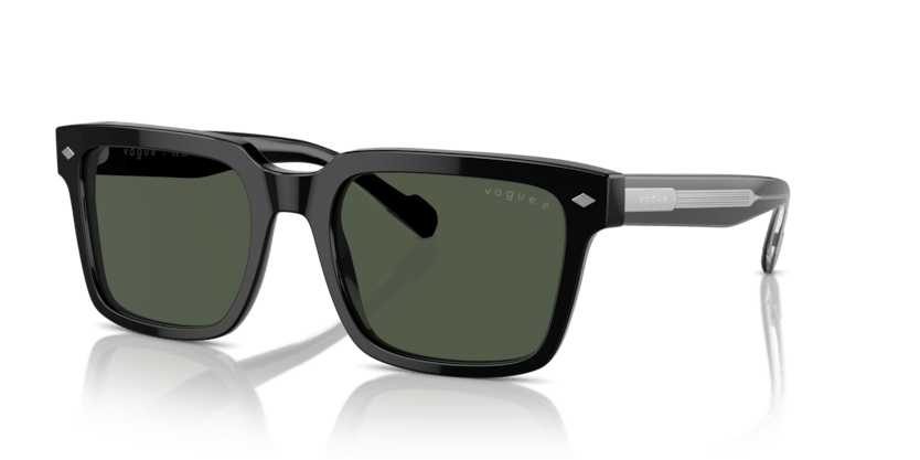 0VO5573S - Vogue - (Black) Dark Green Polarized - 55 - 20 - 145 MM - Ardor Eyewear 8056262009178