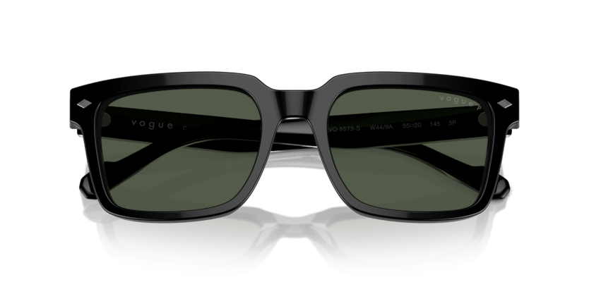 0VO5573S - Vogue - (Black) Dark Green Polarized - 55 - 20 - 145 MM - Ardor Eyewear 8056262009178