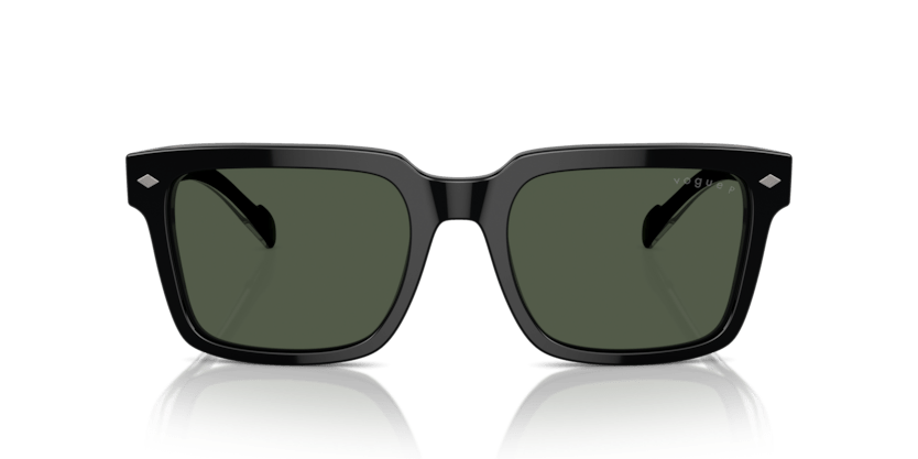 0VO5573S - Vogue - (Black) Dark Green Polarized - 55 - 20 - 145 MM - Ardor Eyewear 8056262009178