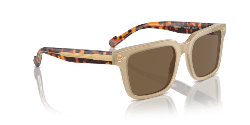 0VO5573S - Vogue - (Opal Beige) Dark Brown - 55 - 20 - 145 MM - Ardor Eyewear 8056262009192