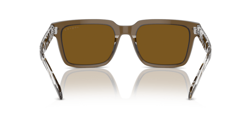 0VO5573S - Vogue - (Transparent Olive Green) Dark Brown Polarized - 55 - 20 - 145 MM - Ardor Eyewear 8056262009215