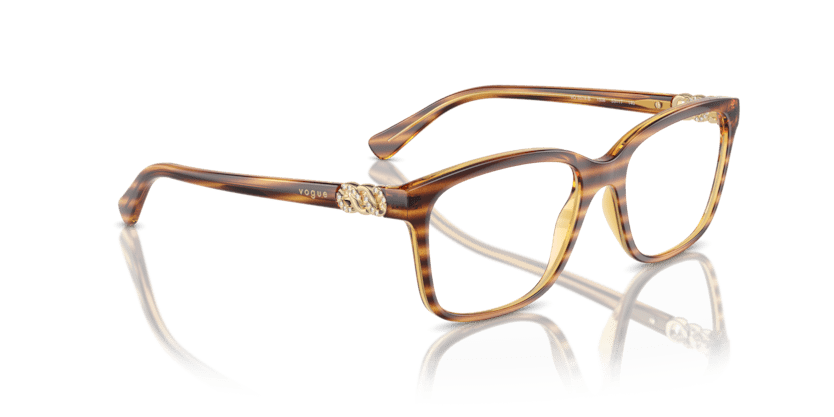 0VO5574B - Vogue - Brown - (Striped Dark Havana 1508) - 51 - 17 - 140 MM - Ardor Eyewear 8056262006474