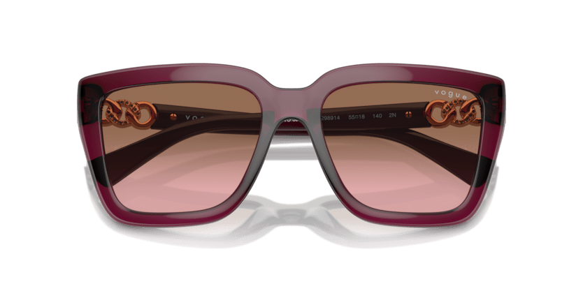 0VO5575SB - Vogue - (Transparent Cherry) Pink Gradient Brown - 55 - 18 - 140 MM - Ardor Eyewear 8056262006252