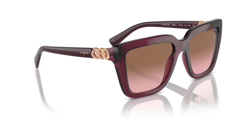 0VO5575SB - Vogue - (Transparent Cherry) Pink Gradient Brown - 55 - 18 - 140 MM - Ardor Eyewear 8056262006252