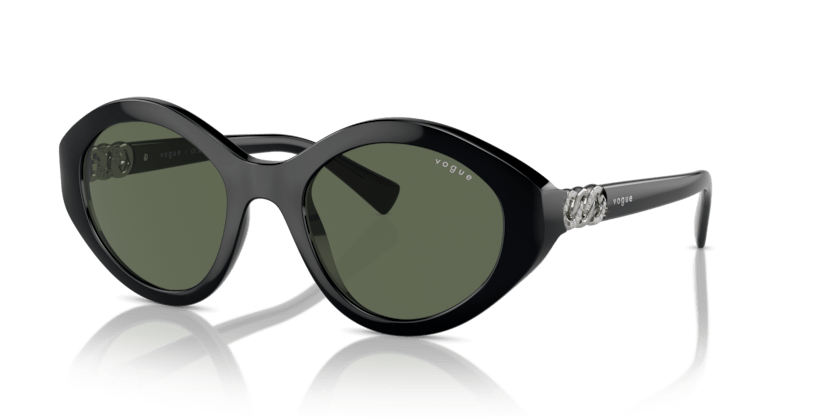 0VO5576SB - Vogue - (Black) Dark Green - 52 - 21 - 140 MM - Ardor Eyewear 8056262006320