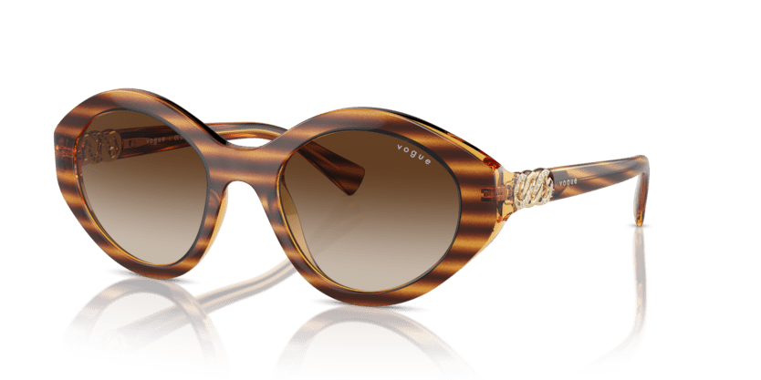 0VO5576SB - Vogue - (Striped Dark Havana) Brown Gradient - 52 - 21 - 140 MM - Ardor Eyewear 8056262006283