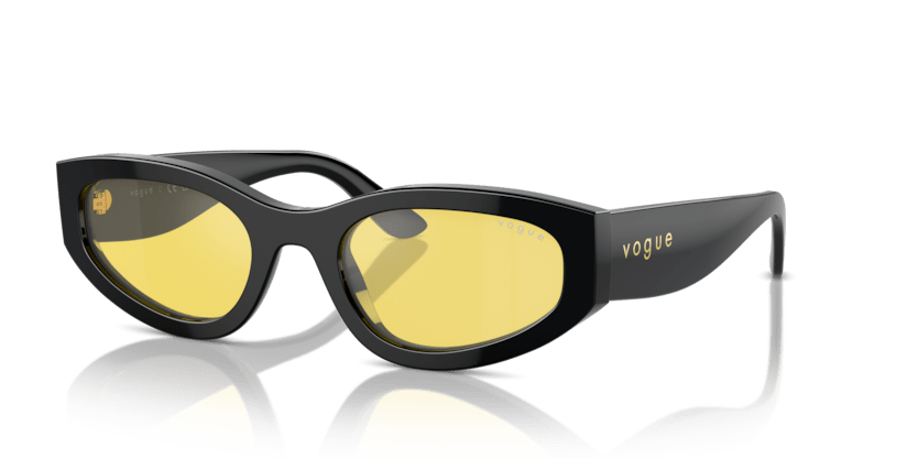 0VO5585S - Vogue - (Black) Yellow Flash Silver - 54 - 22 - 140 MM - Ardor Eyewear 8056262148235