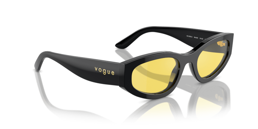 0VO5585S - Vogue - (Black) Yellow Flash Silver - 54 - 22 - 140 MM - Ardor Eyewear 8056262148235