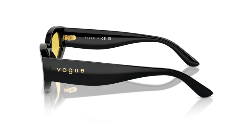 0VO5585S - Vogue - (Black) Yellow Flash Silver - 54 - 22 - 140 MM - Ardor Eyewear 8056262148235