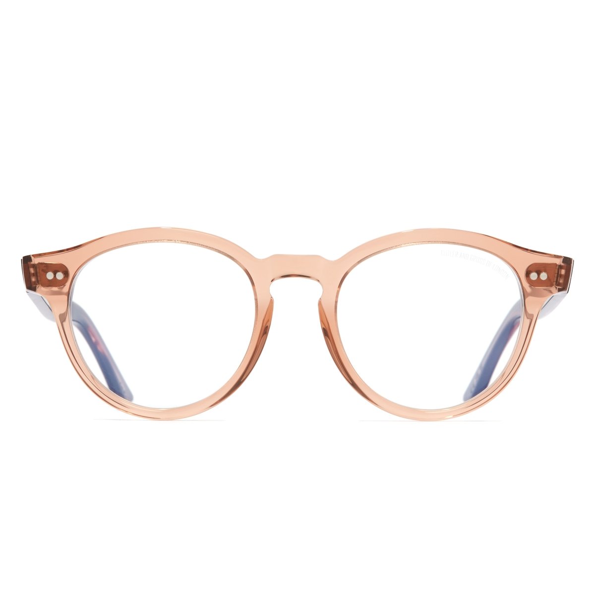 1378S - 49 - 13 - Crystal Peach/Striped Brown Havana - Cutler and Gross - Ardor Eyewear 5056322134348