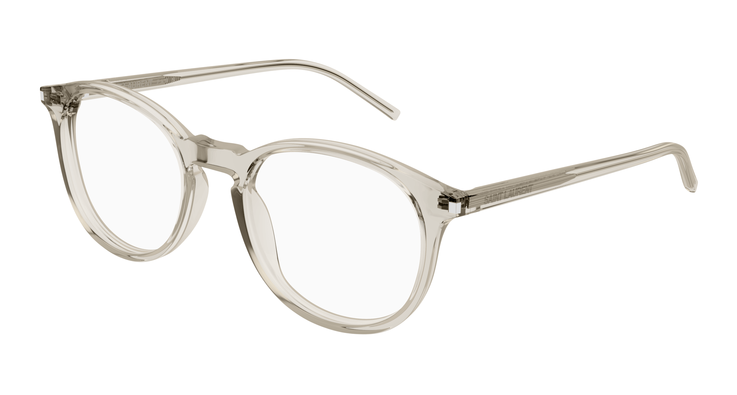 Beige Eyeglasses Saint Laurent 889652263915