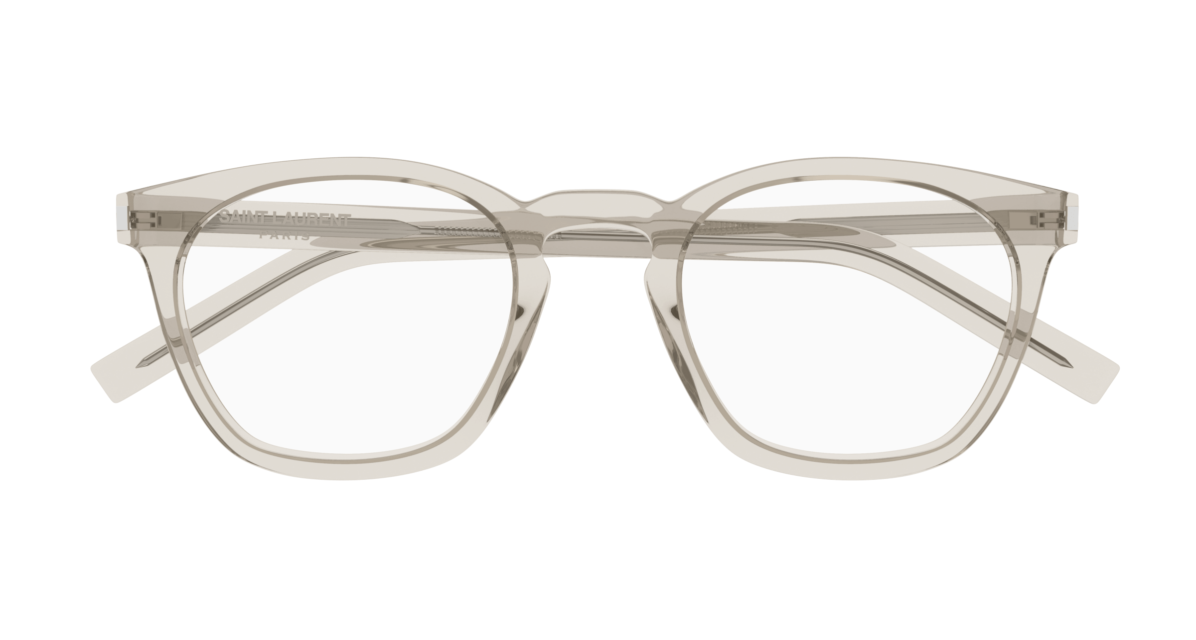 Beige Eyeglasses Saint Laurent 889652263434