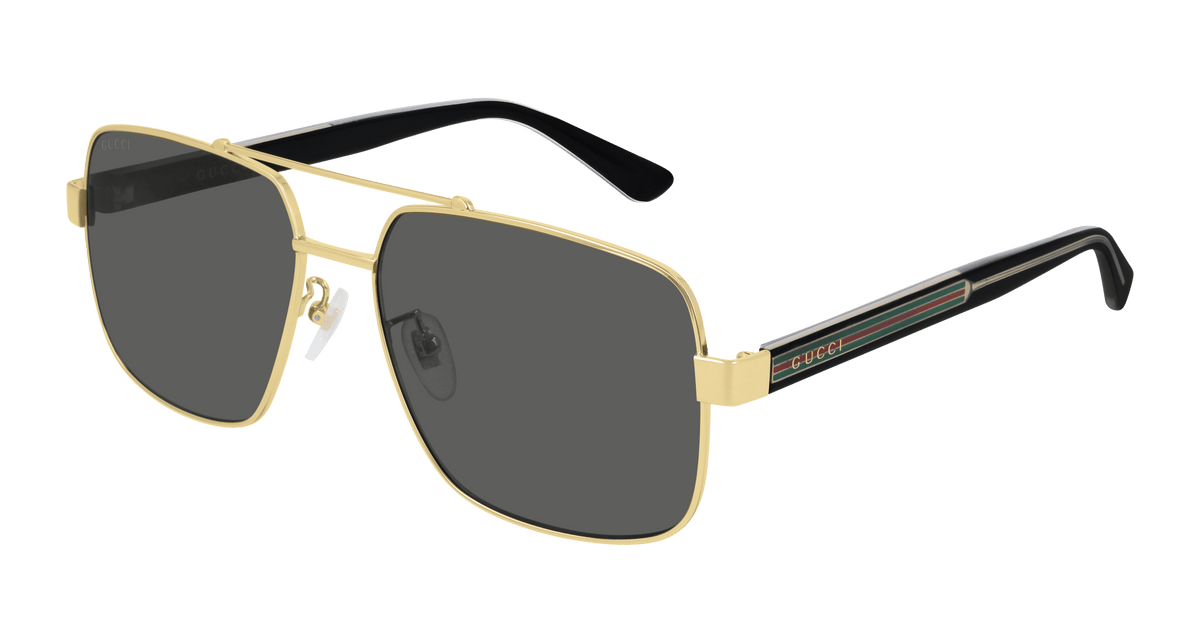 Gold Sunglasses Gucci 889652235639