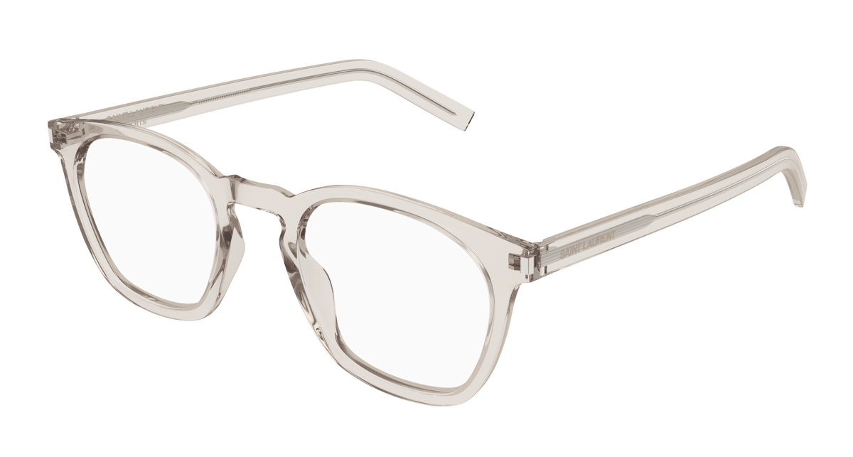 Beige Eyeglasses Saint Laurent 889652263434