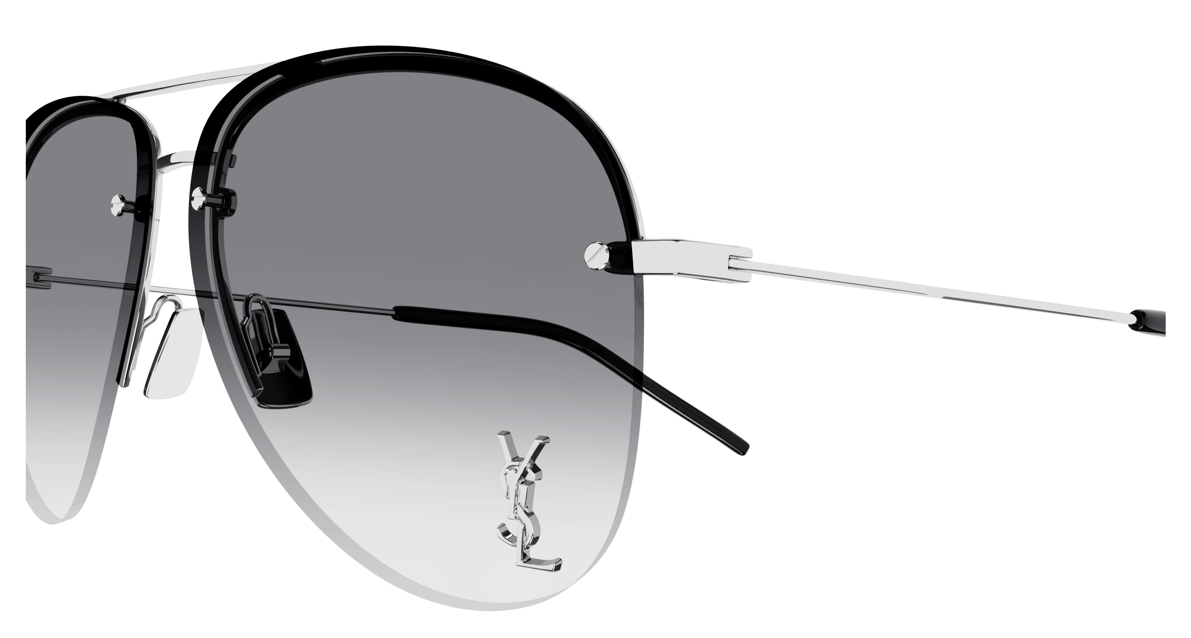 Silver Sunglasses Saint Laurent 889652336718