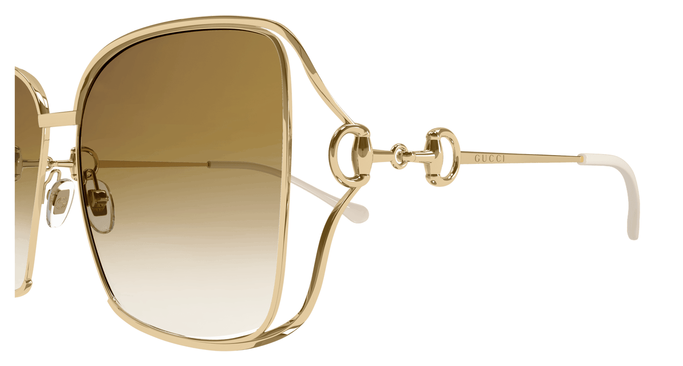 Gold Sunglasses Gucci 889652356518