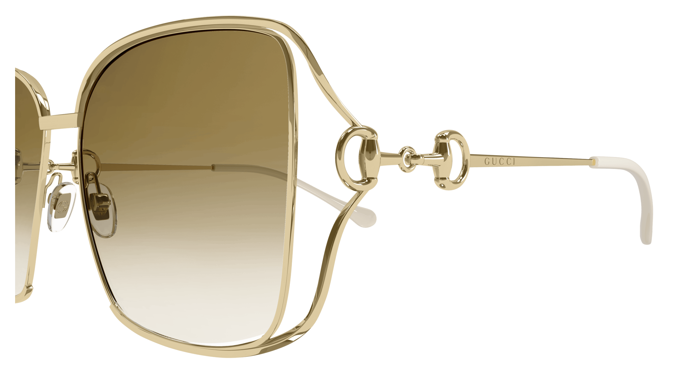 Gold Sunglasses Gucci 889652356518