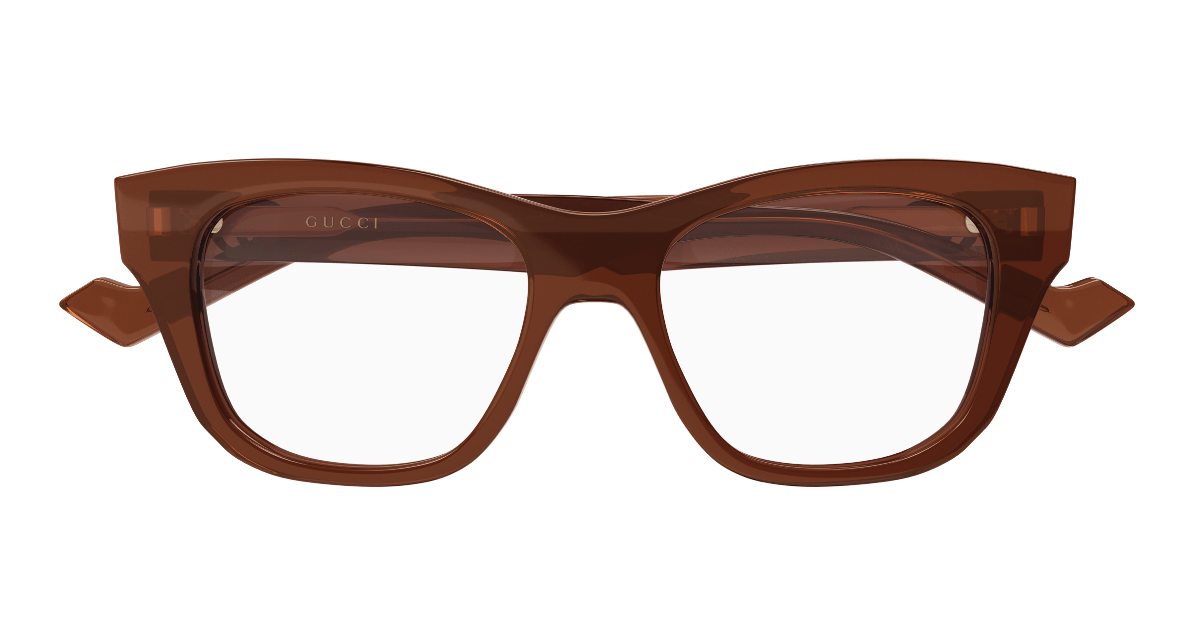 Brown Eyeglasses Gucci 889652356136