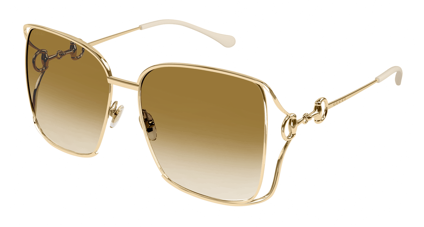 Gold Sunglasses Gucci 889652356518