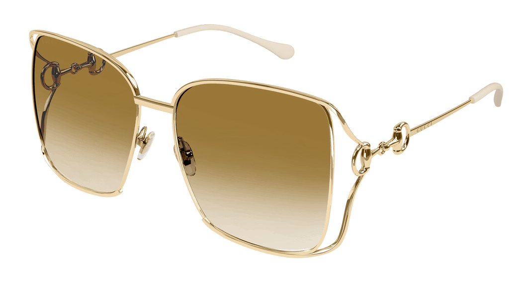 Gold Sunglasses Gucci 889652356518