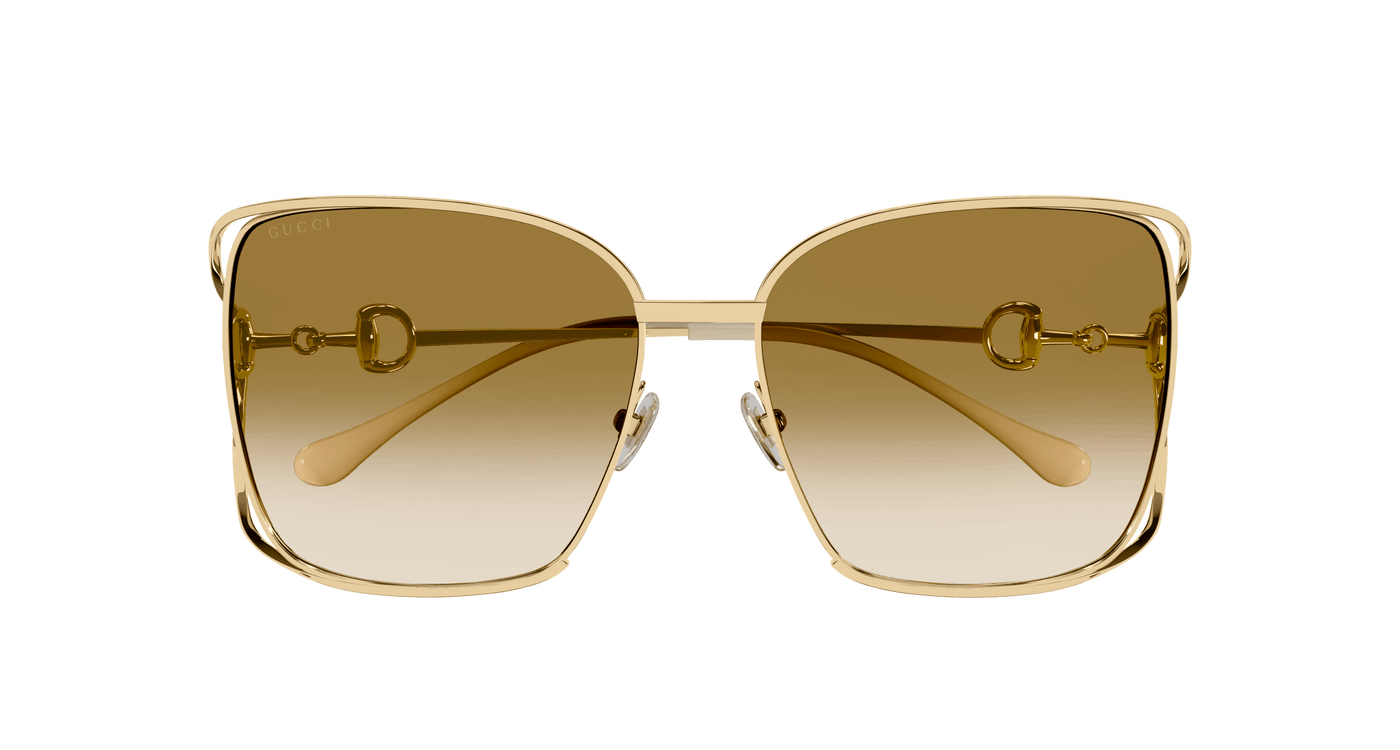Gold Sunglasses Gucci 889652356518