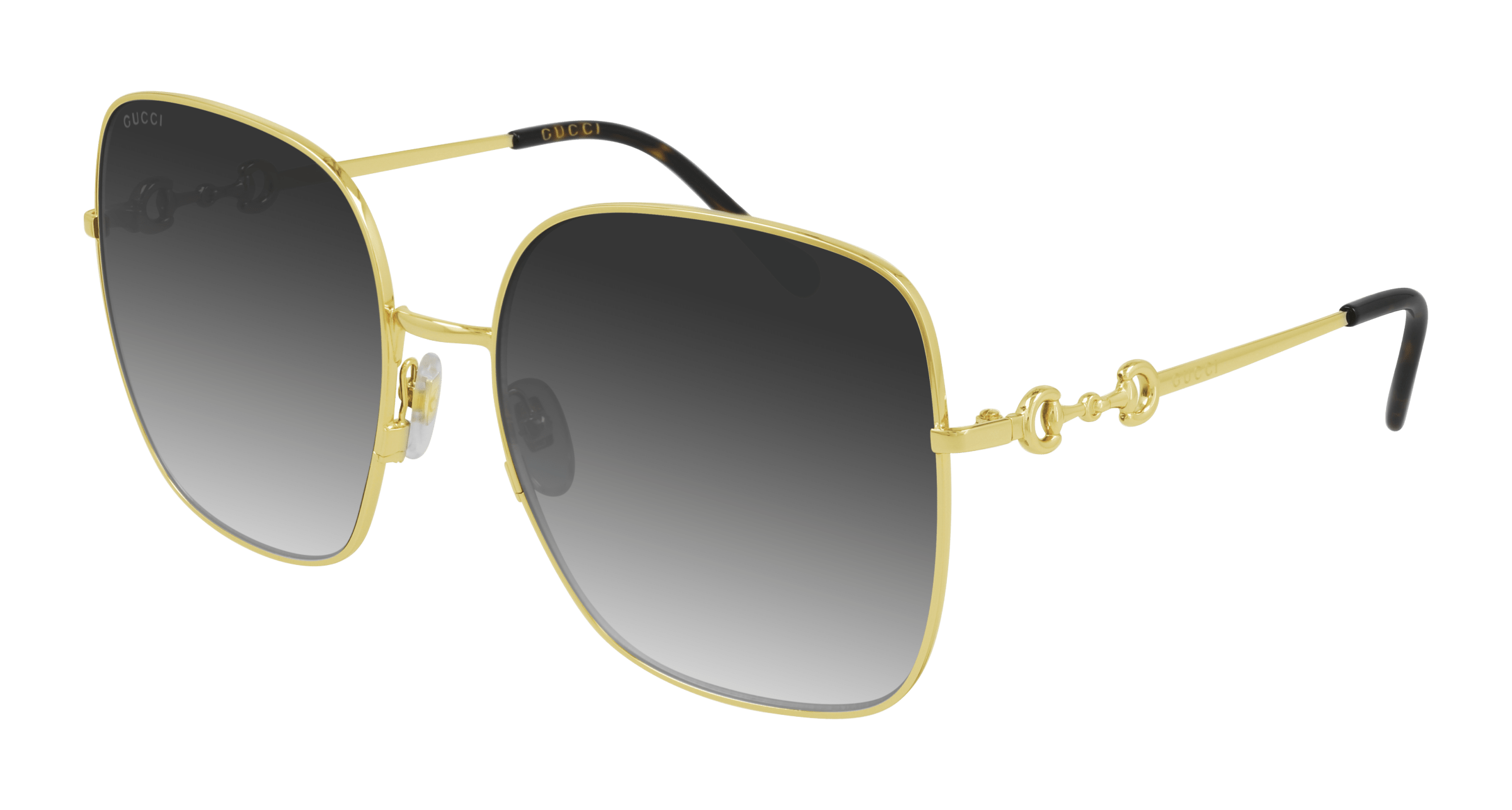 Gold Sunglasses Gucci 889652323497