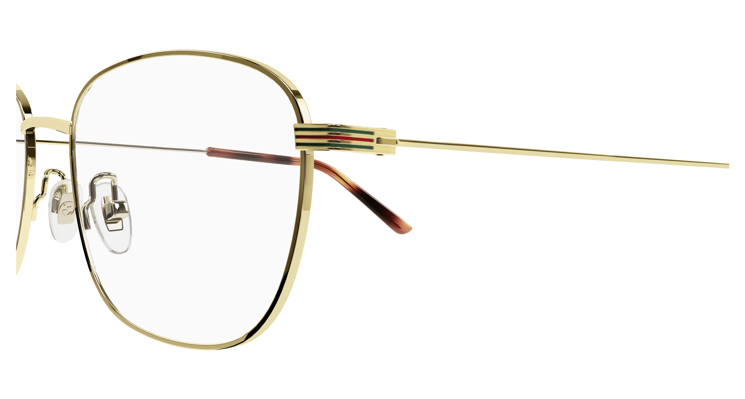 Gold Eyeglasses Gucci 889652381060