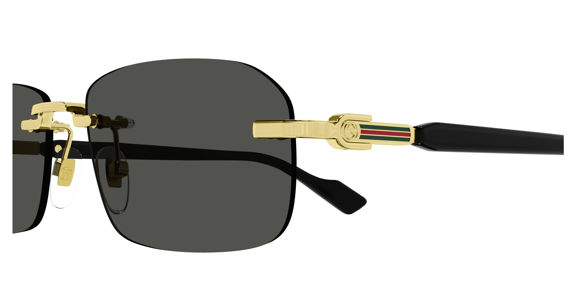 Gold Sunglasses Gucci 889652394190