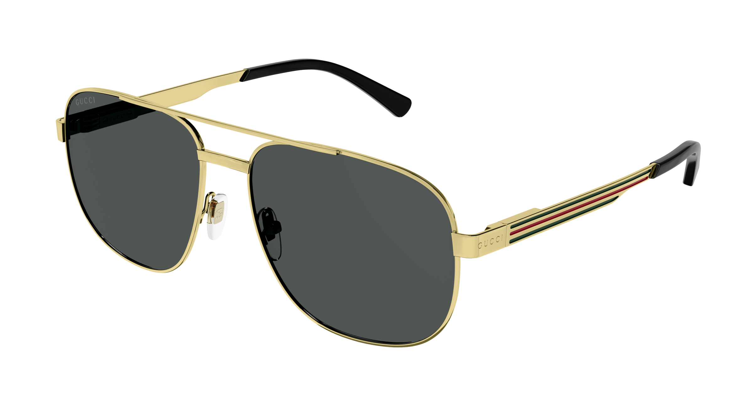 Gold Sunglasses Gucci 889652394350