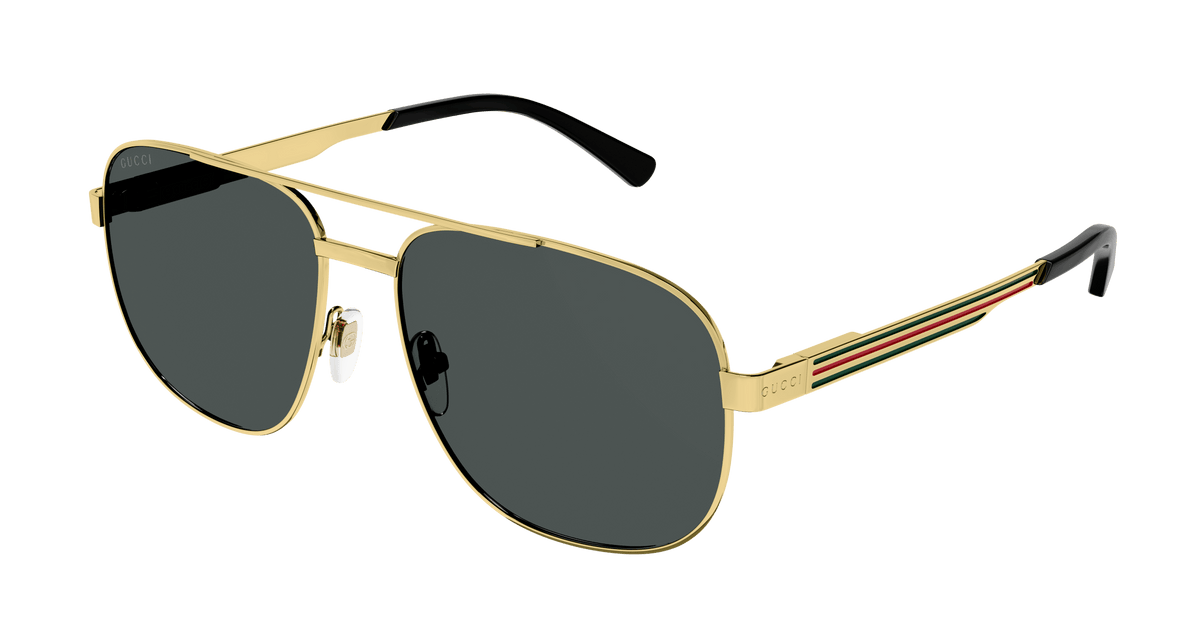 Gold Sunglasses Gucci 889652394350