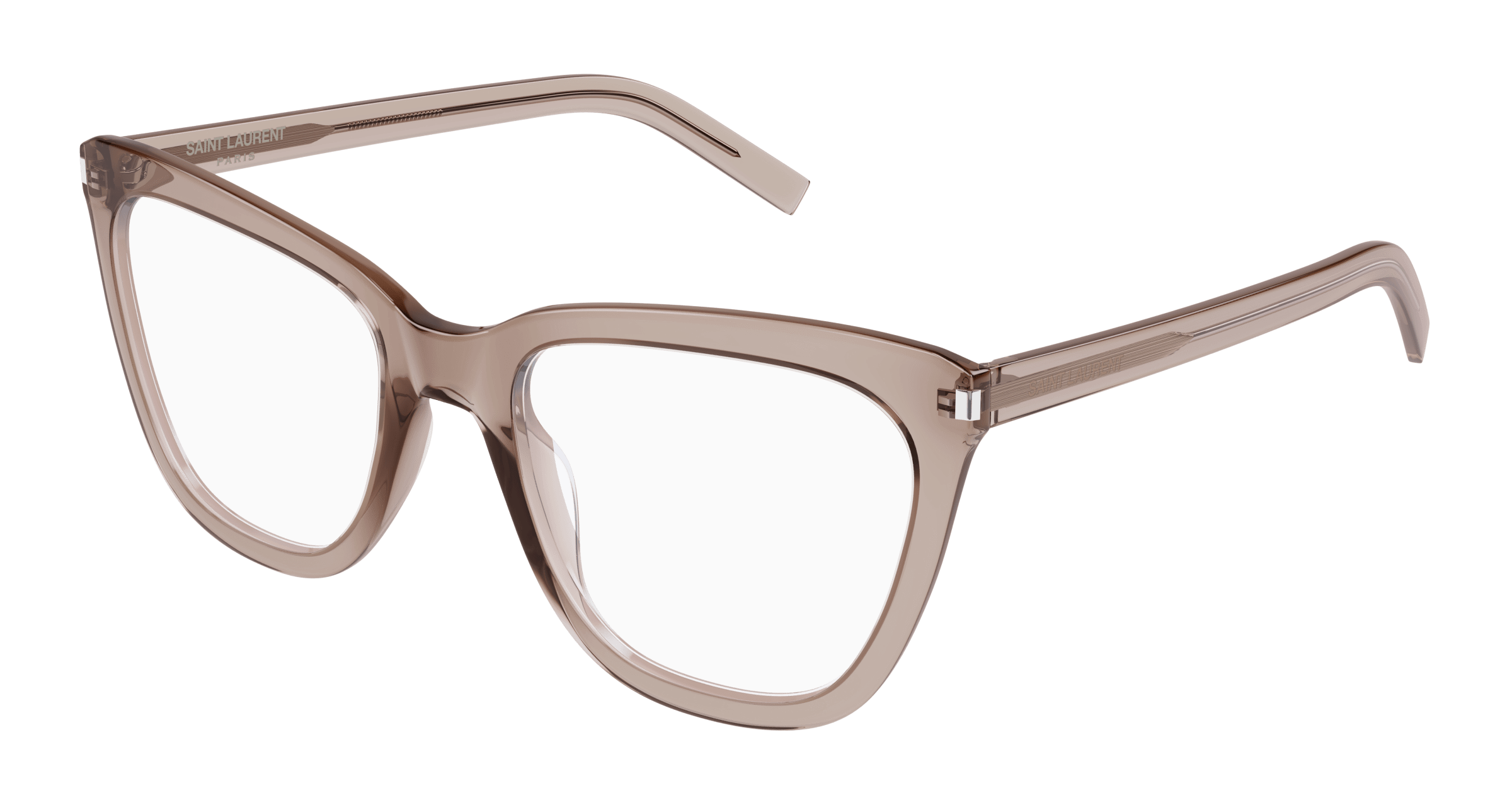 Brown Eyeglasses Saint Laurent 889652404059