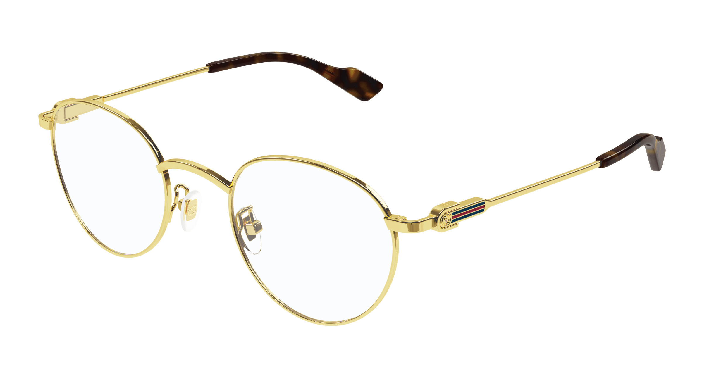 Gold Eyeglasses Gucci 889652394114