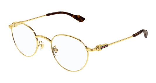 Gold Eyeglasses Gucci 889652394114