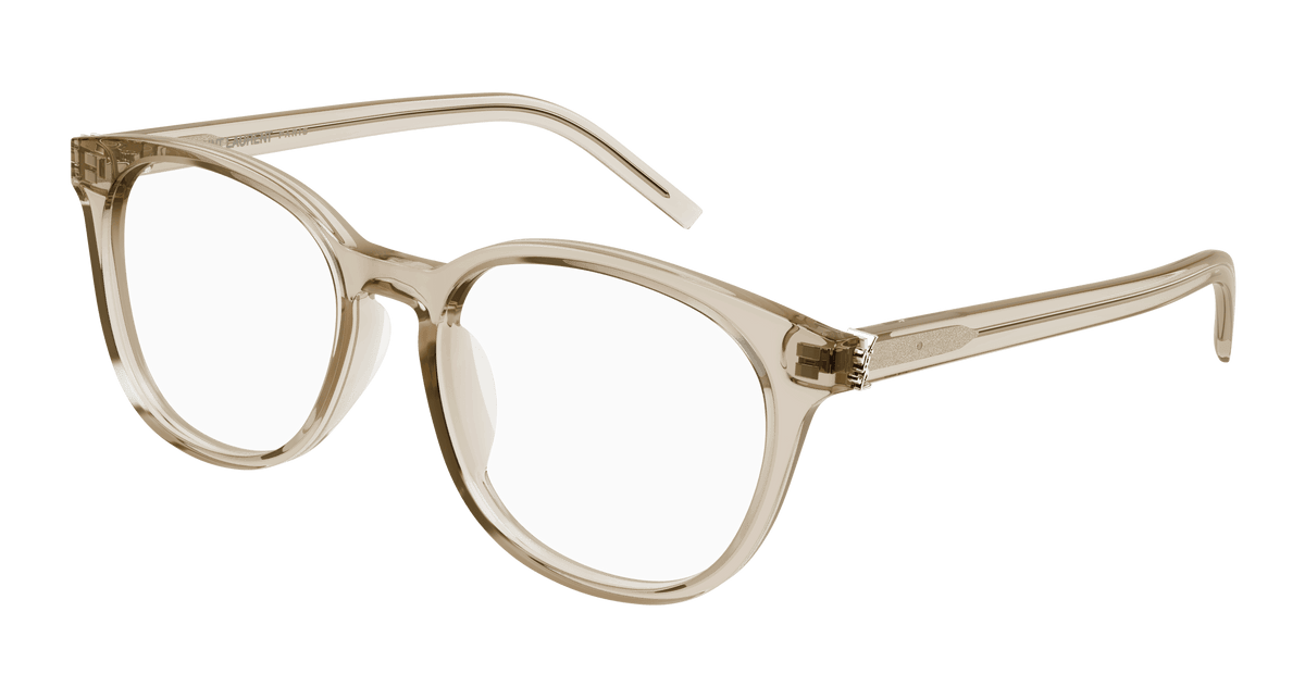 Beige Eyeglasses Saint Laurent 889652405315