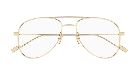 Gold Eyeglasses Saint Laurent 889652376653
