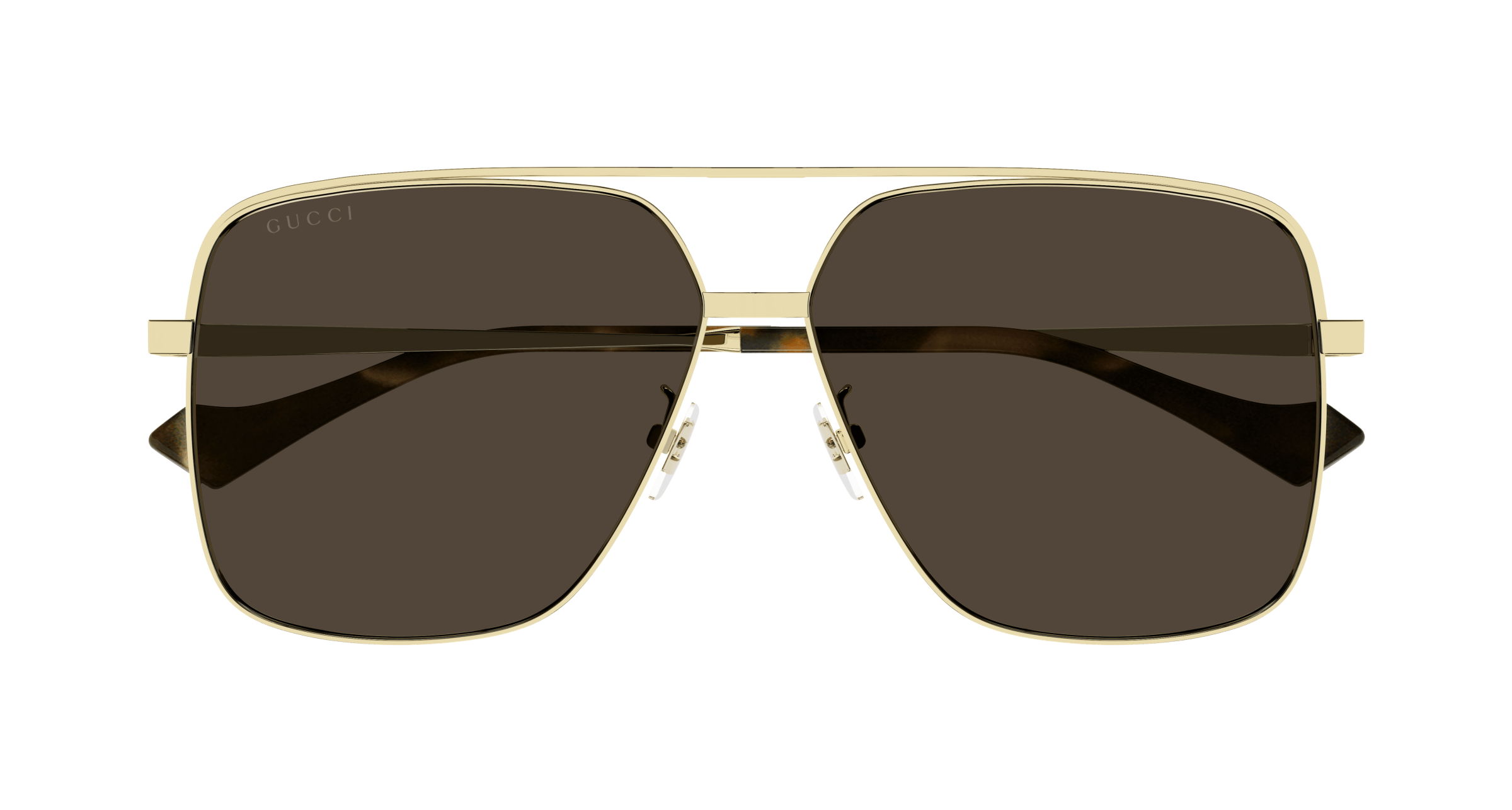 Gold Sunglasses Gucci 889652381497