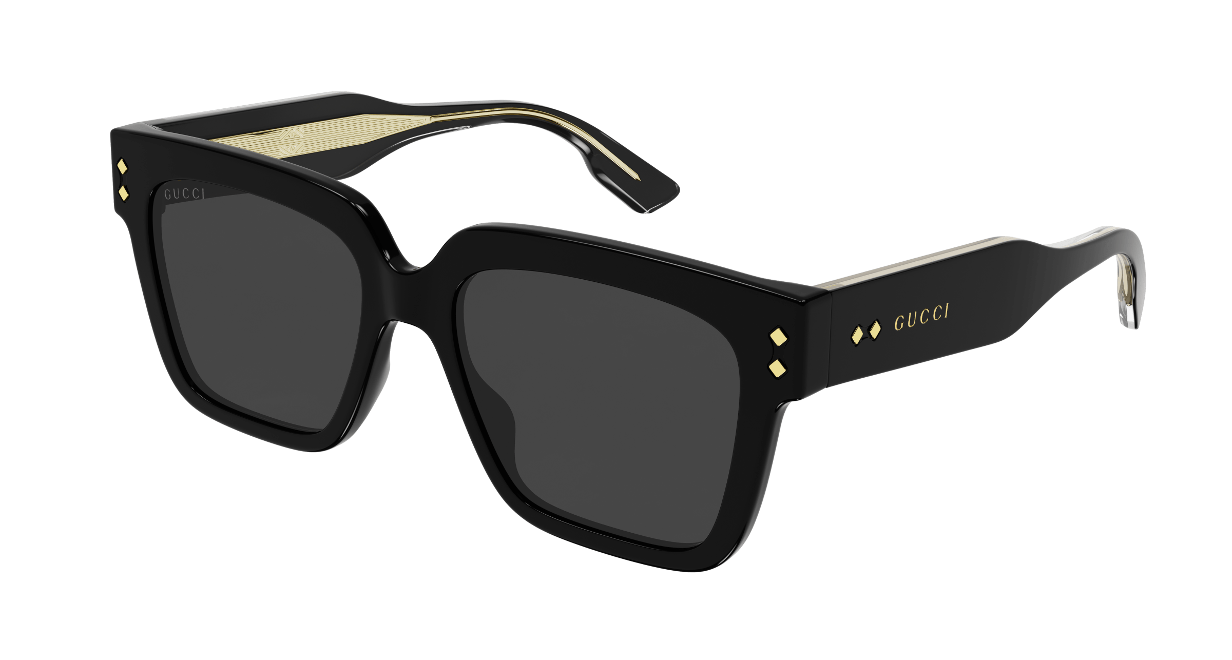 Black Sunglasses Gucci 889652378497