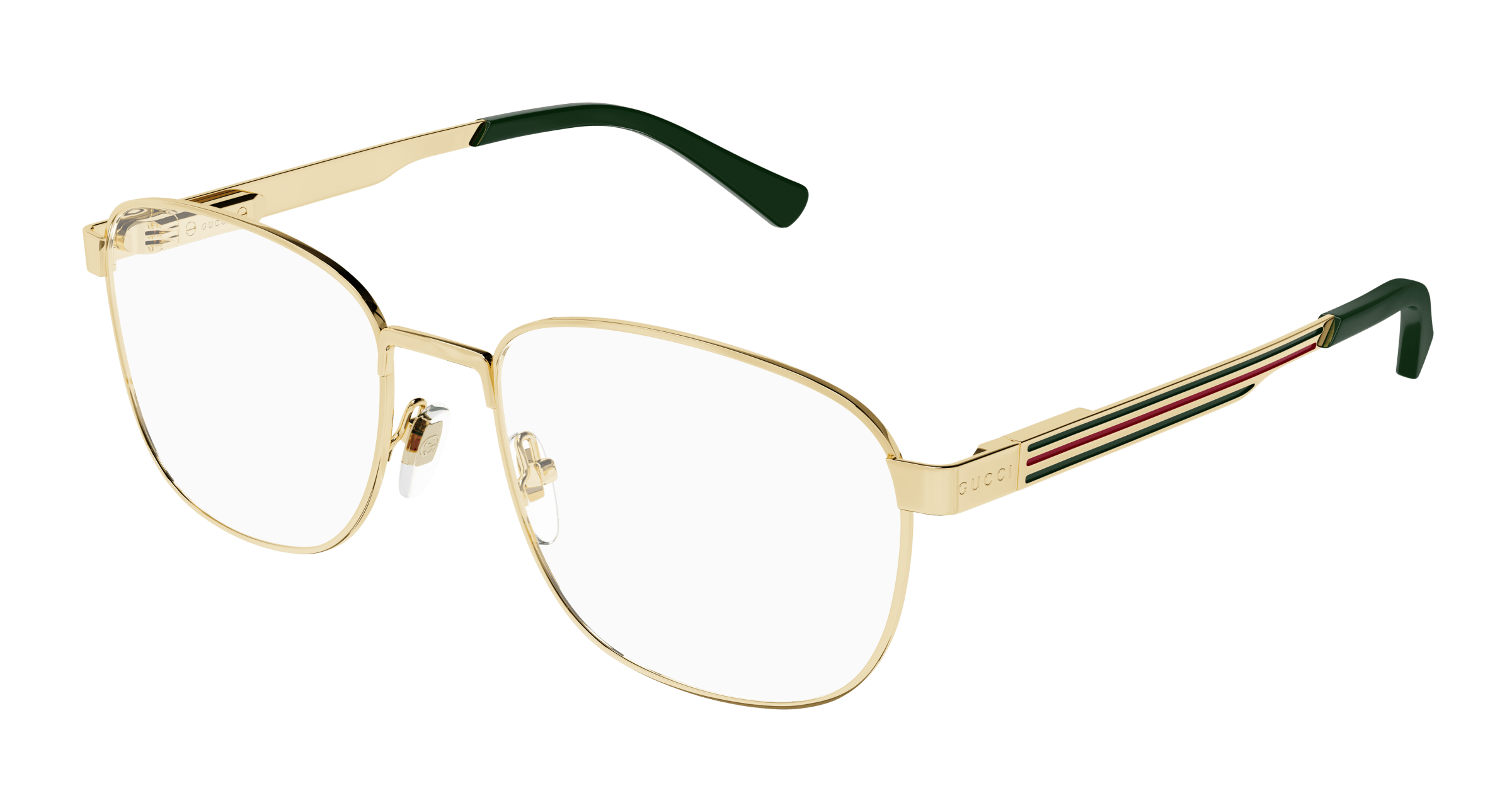 Gold Eyeglasses Gucci 889652395012