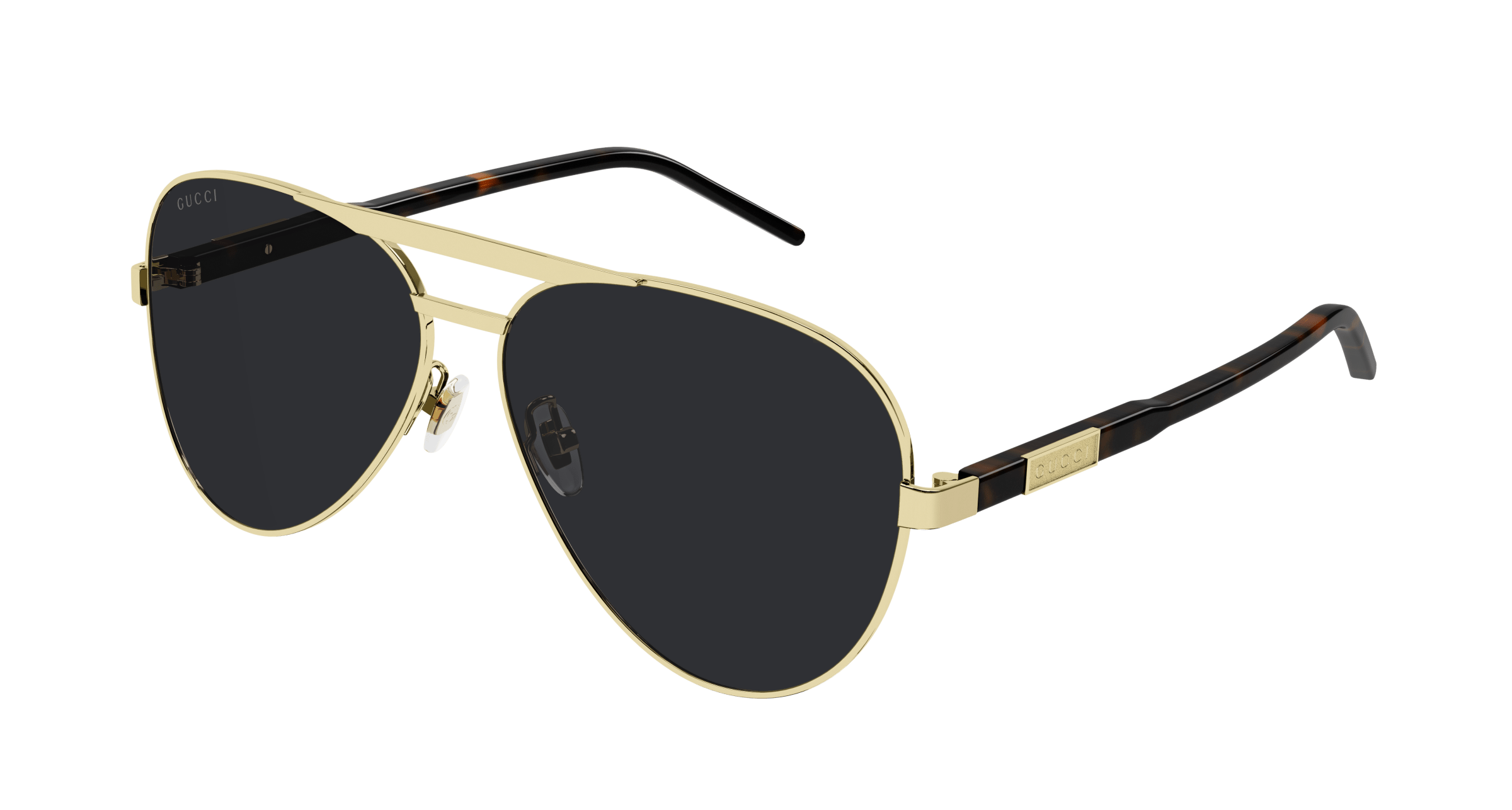 Gold Sunglasses Gucci 889652379203