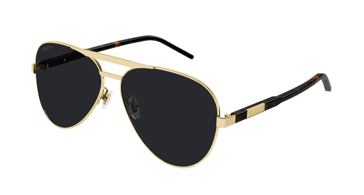 Gold Sunglasses Gucci 889652379203