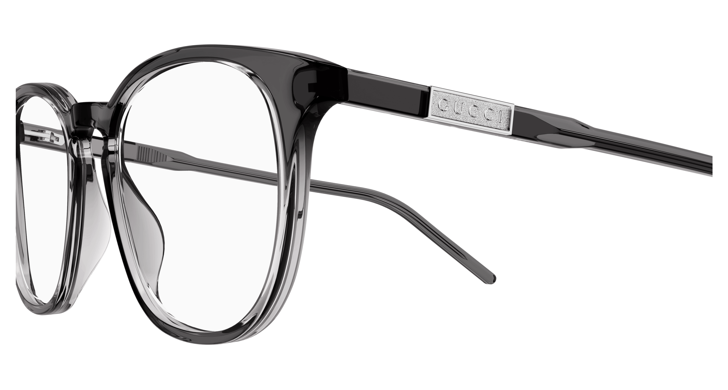 Grey Eyeglasses Gucci 889652379661